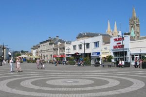 Image showing the piazza in Truro, Cornwall